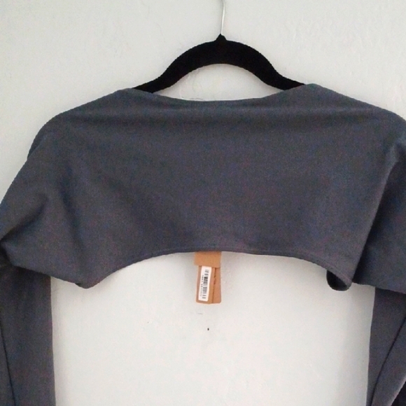 NWT SKIMS Gray Long Sleeve Bolero Shrug - Picture 5 of 7
